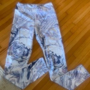 Purple tye dye Leggings
